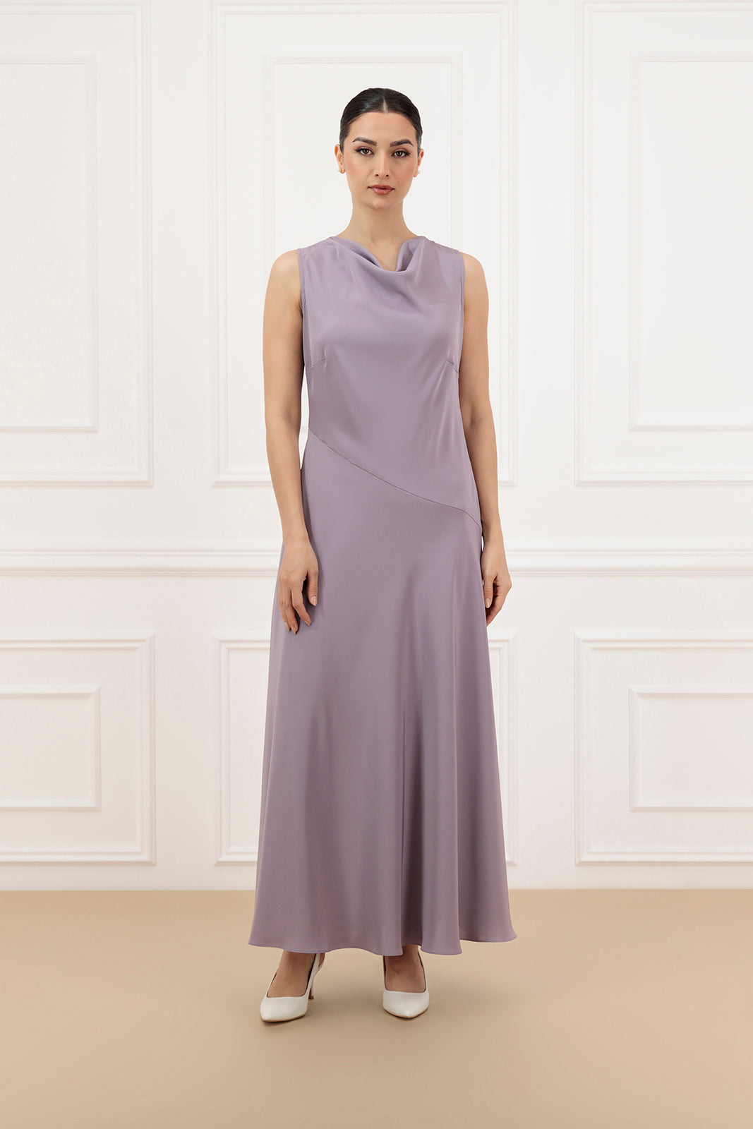 Premium crepe with bias Cut dress