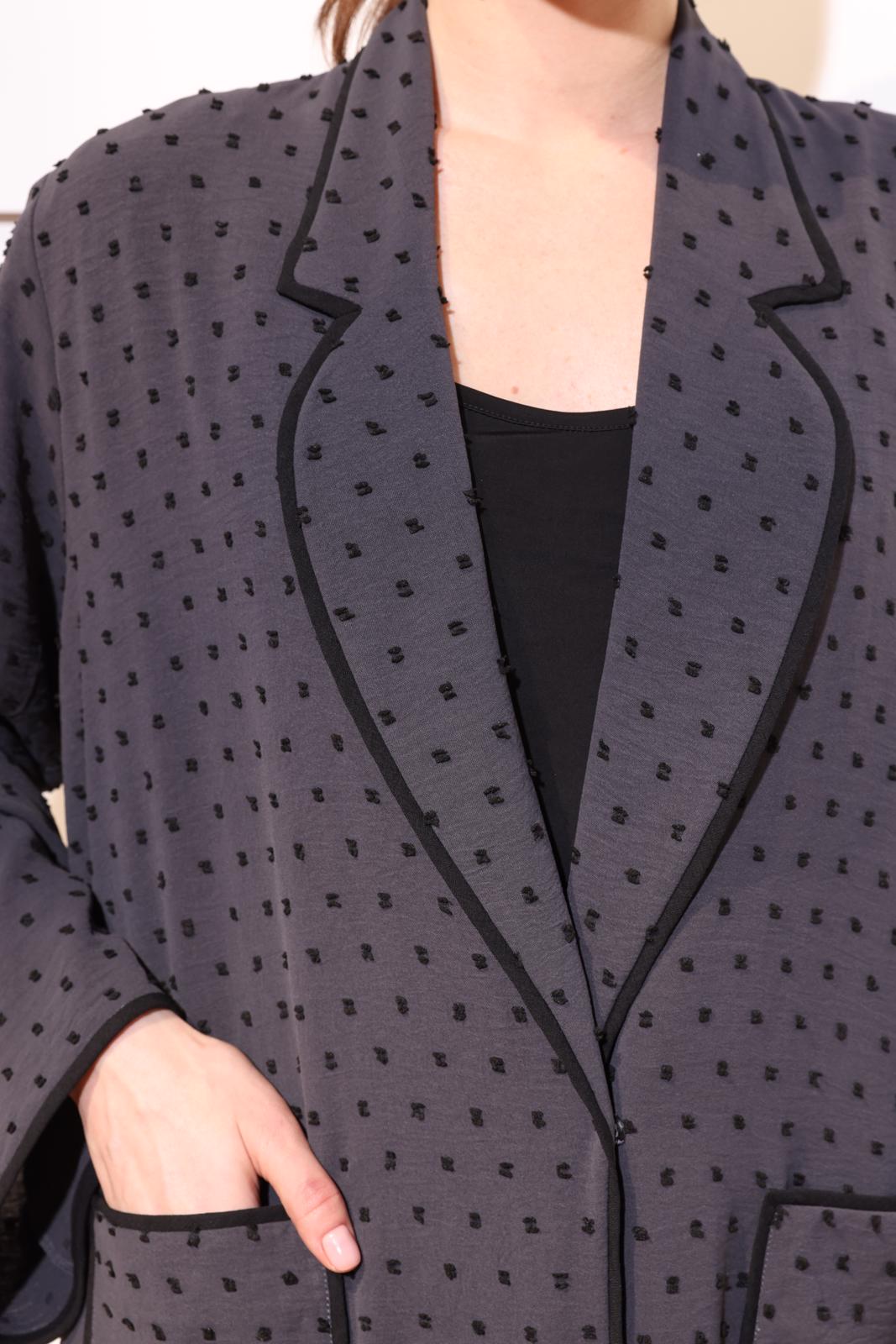 Polka dot abaya
