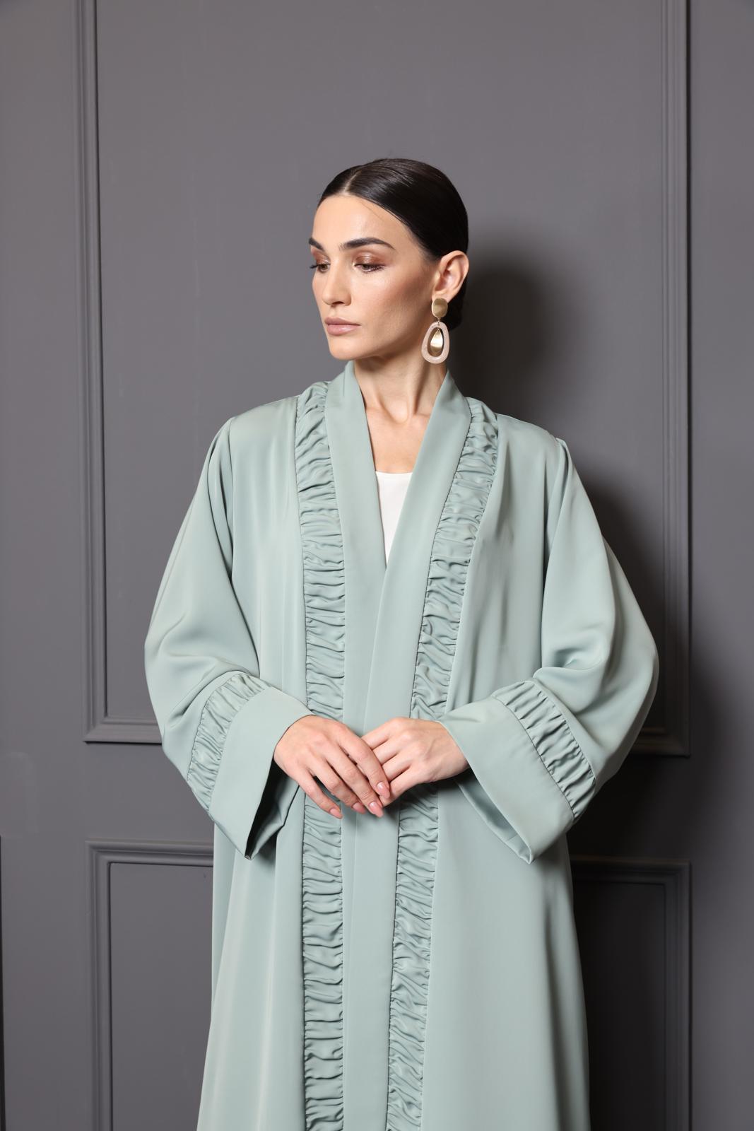 A-Line Abaya In  Crepe