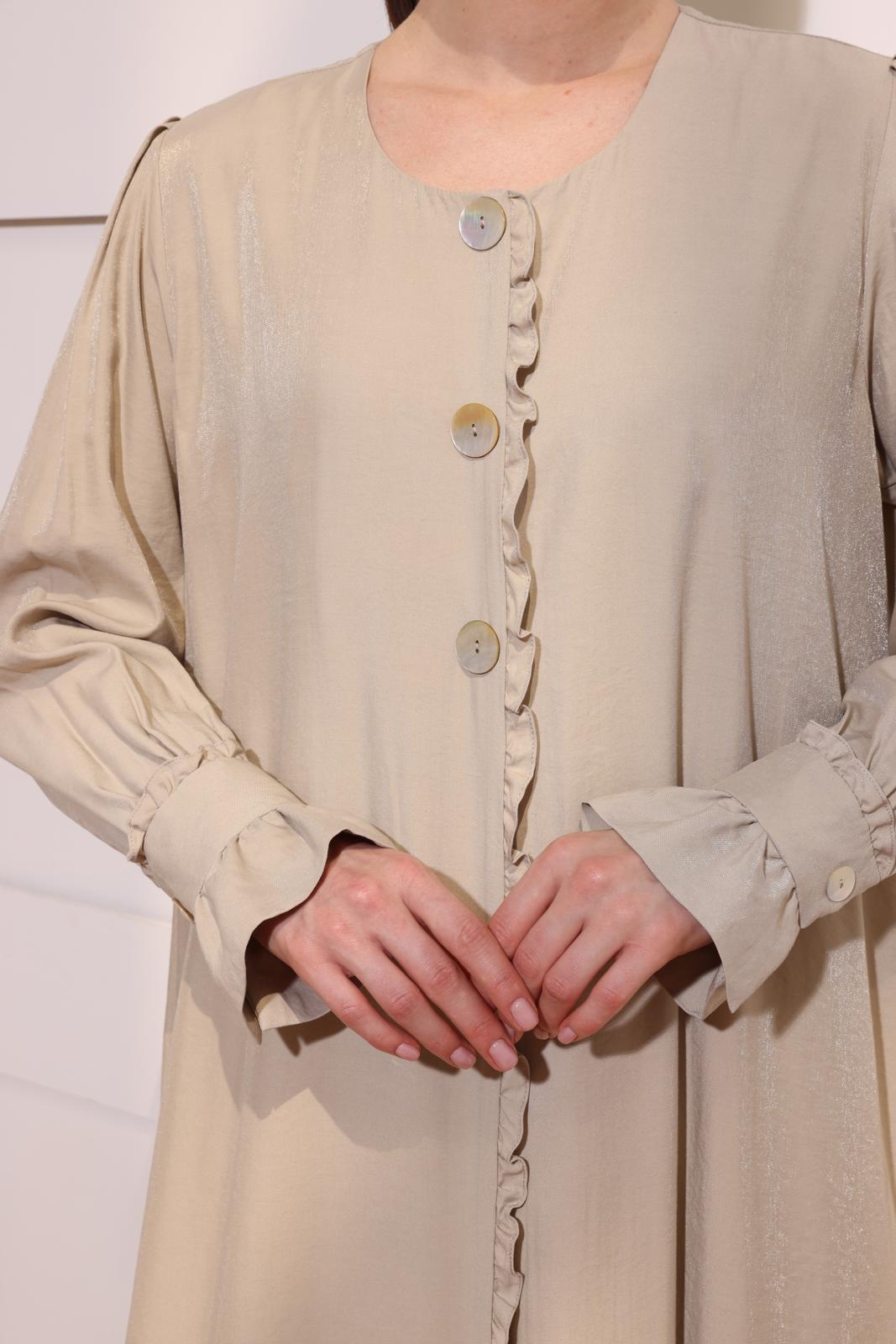 Abaya With Ruffle Details